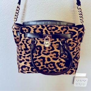 Cheetah Print large Michael Kors bag